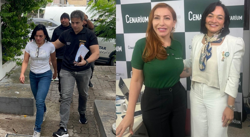 Secretária de liderança da ALEAM e amiga de Paula Litaiff, Adriana Lima foi detida após envolvimento em transações milionárias para o CV em Manaus. Confira o vídeo.