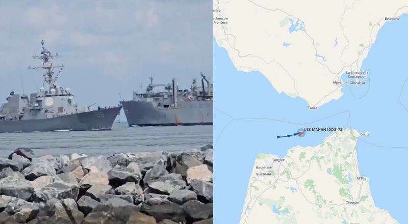 Destróier USS Mahan cruza o Mediterrâneo rumo ao Irã