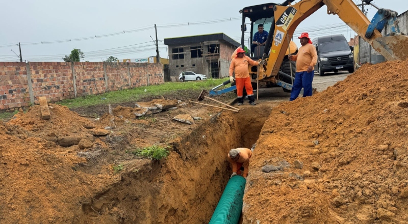 Prefeitura de Manaus reforça drenagem profunda e segurança local