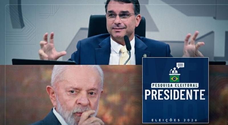 Flávio Bolsonaro vence Lula em 2º turno com apoio crescente