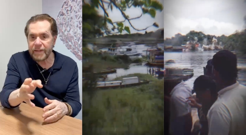 Senador Plínio Valério denuncia explosões em balsas no AM