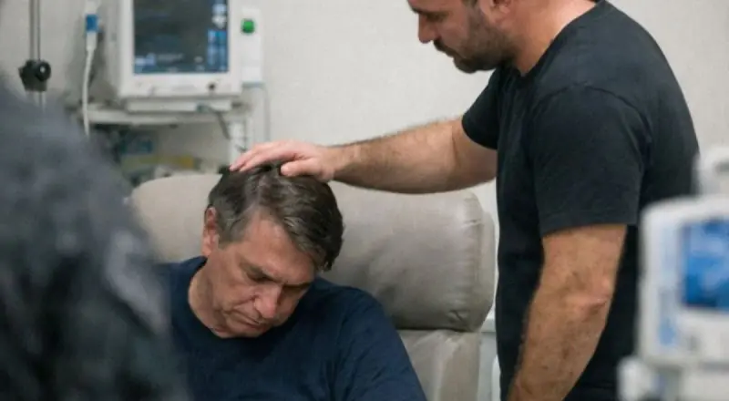 Carlos diz que Bolsonaro está “apagado” e precisa de cuidados.