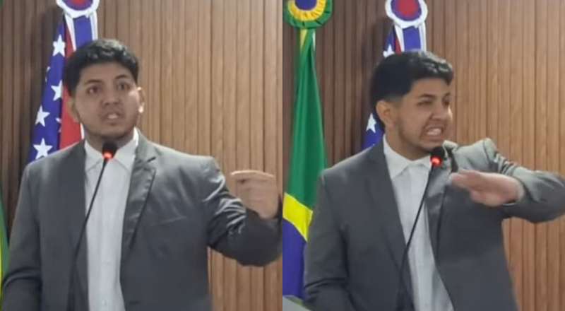 Vereador se descontrola e ataca Mesa Diretora da Câmara