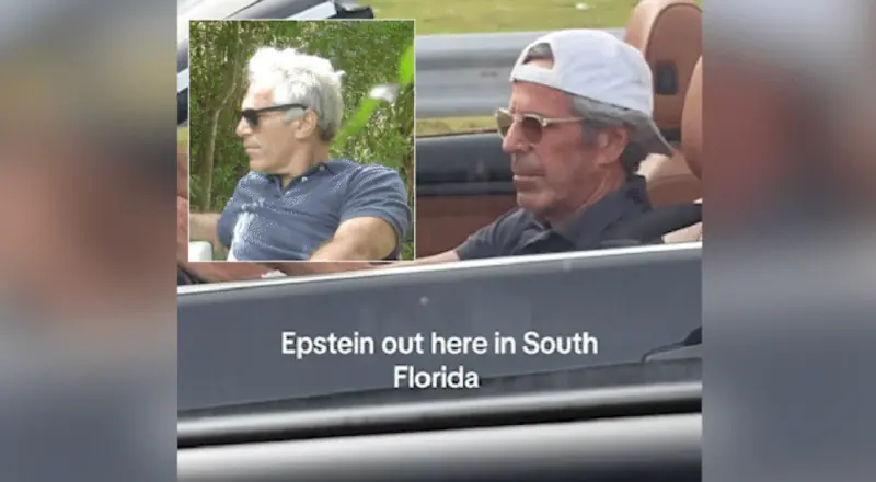 Morador da Flórida filma homem “muito parecido com Jeffrey Epstein” na estrada