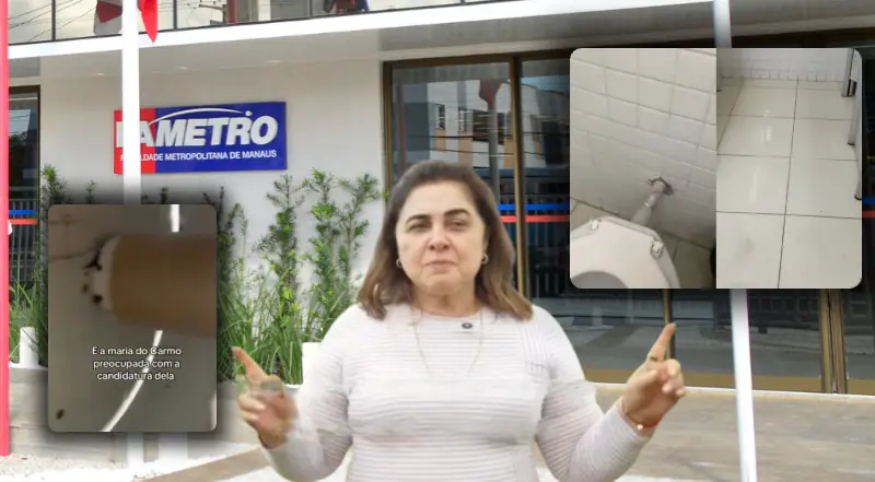 Alunas denunciam abandono nos banheiros da FAMETRO em Manaus: problemas urgentes a resolver