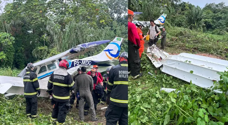 Ventania e chuva provocam acidentes no Aeroclube de Manaus