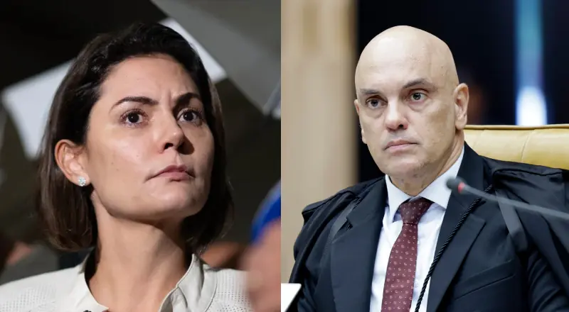 Michelle deve se reunir com Moraes para discutir Bolsonaro