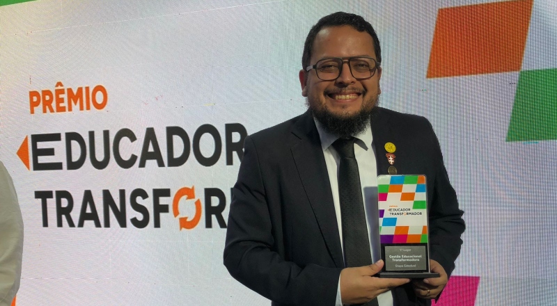 Diretor de escola da Prefeitura de Manaus conquista prêmio educacional