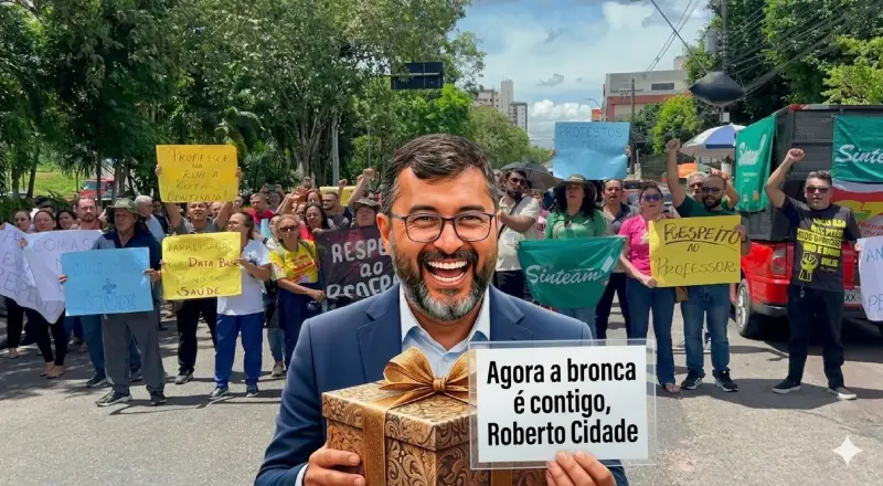 “Presentão” de despedida: Professores do AM sem plano de saúde