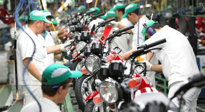 Produção de motocicletas no Polo Industrial de Manaus atinge novo patamar