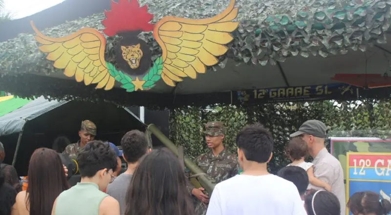 Exército promove evento gratuito na Ponta Negra para a família