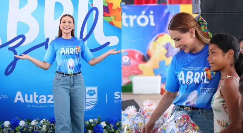 Primeira-dama de Autazes, Renata Pinheiro, promove inclusão autista