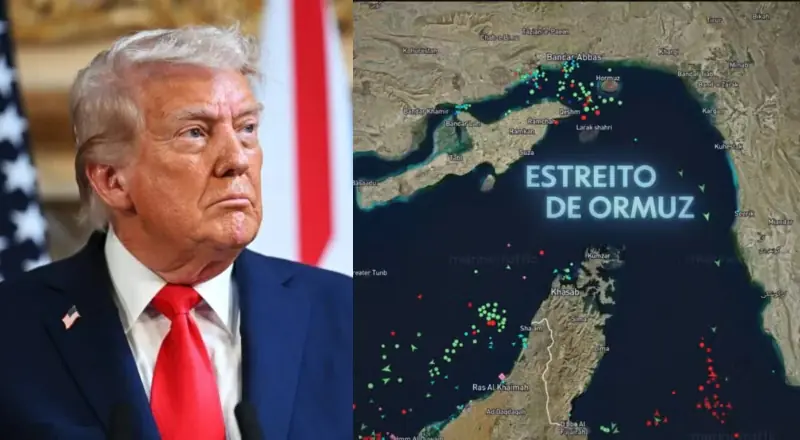 Trump afirma que começou o processo de limpeza de minas no Estreito de Ormuz