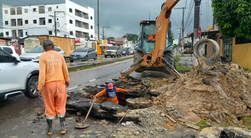 Prefeitura de Manaus atua em pronta resposta e melhora drenagem