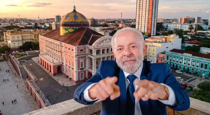 Lula desembarca em Manaus com pacote de R$ 7 bilhões em infraestrutura