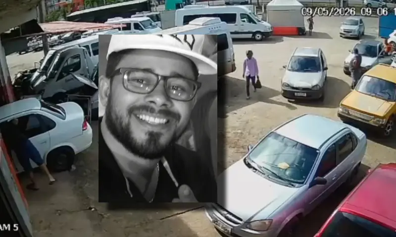 Empresário é executado por pistoleiro misterioso em vídeo chocante.