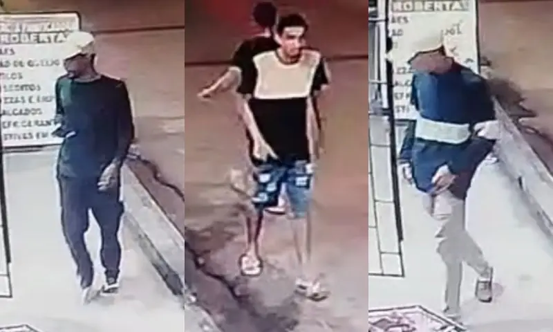 Imagens mostram criminosos cercando padaria e causando terror em Manaus