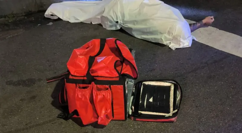 Morreu enquanto trabalhava: motorista reage a acidente trágico