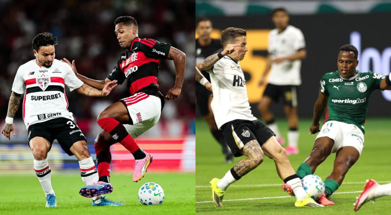 Brasileirão: São Paulo empata com Flamengo e Palmeiras surpreende