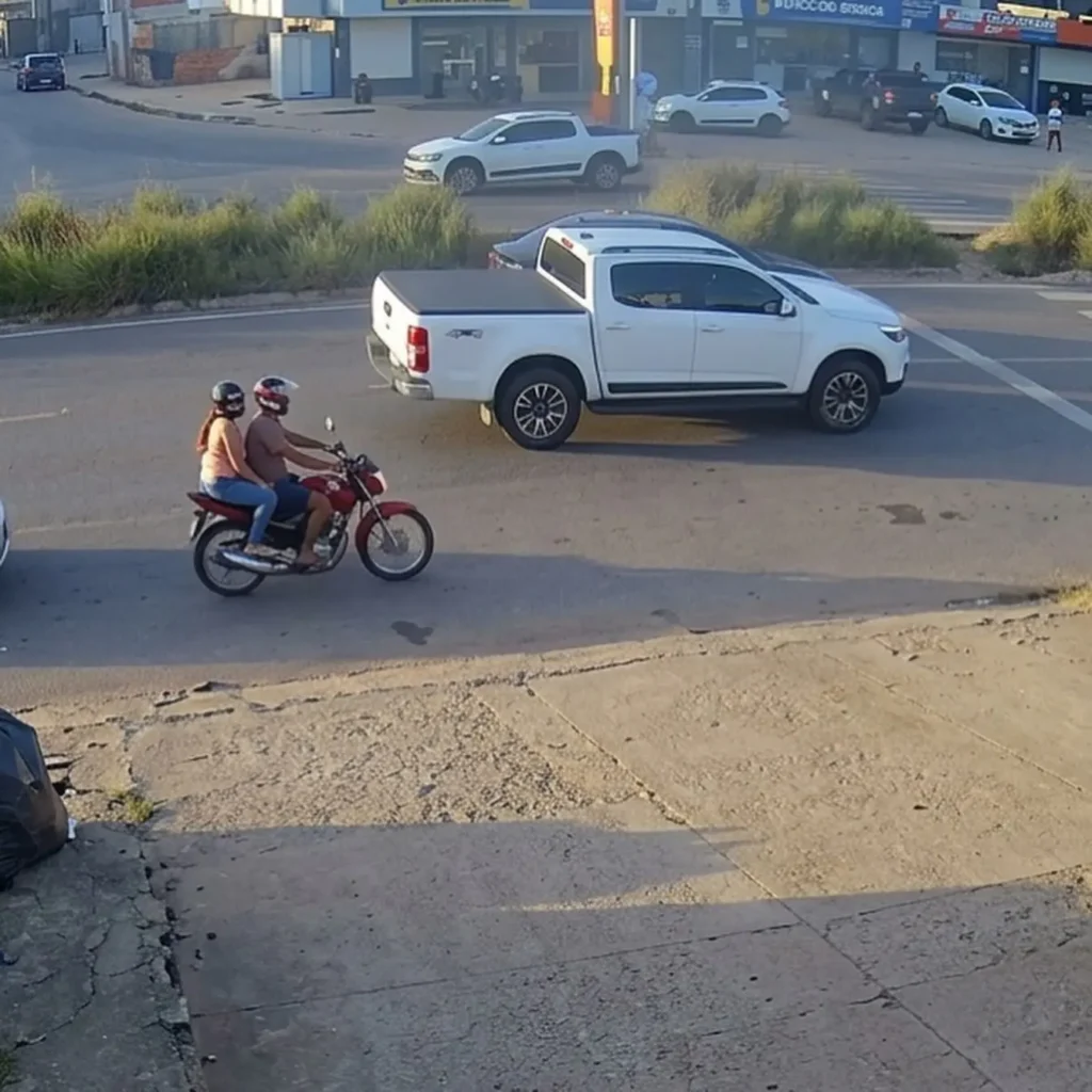 Grave acidente: dupla ferida após colisão de moto com carro