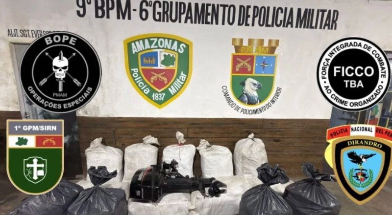 Prejuízo milionário para o tráfico: 500 kg de drogas apreendidos
