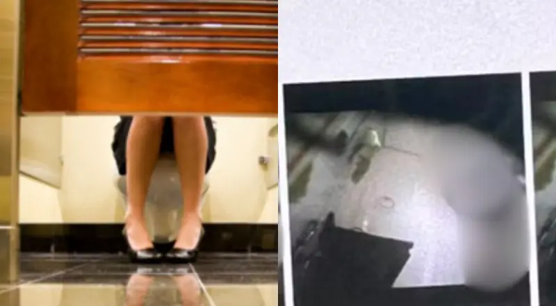 "Absurdo: mulher descobre filmagem nua no banheiro da empresa"